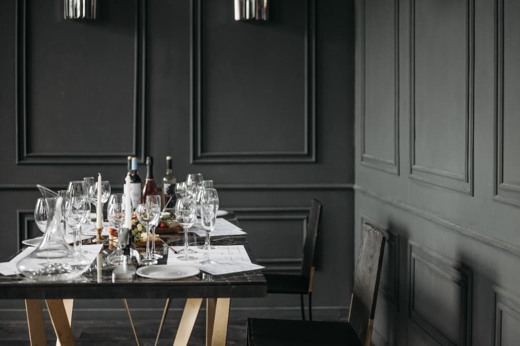 Mesa de comedor elegante